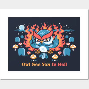 Owl See You Posters and Art